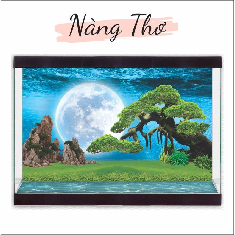 Decal dán Hồ Cá 3D_SIÊU ĐẸP