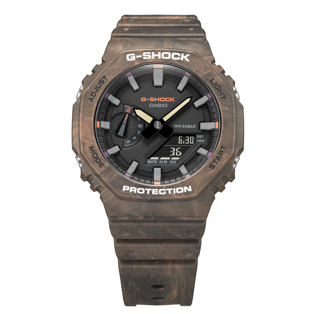 Đồng hồ nam dây nhựa Casio G-Shock chính hãng Anh Khuê GA-2100FR-5ADR