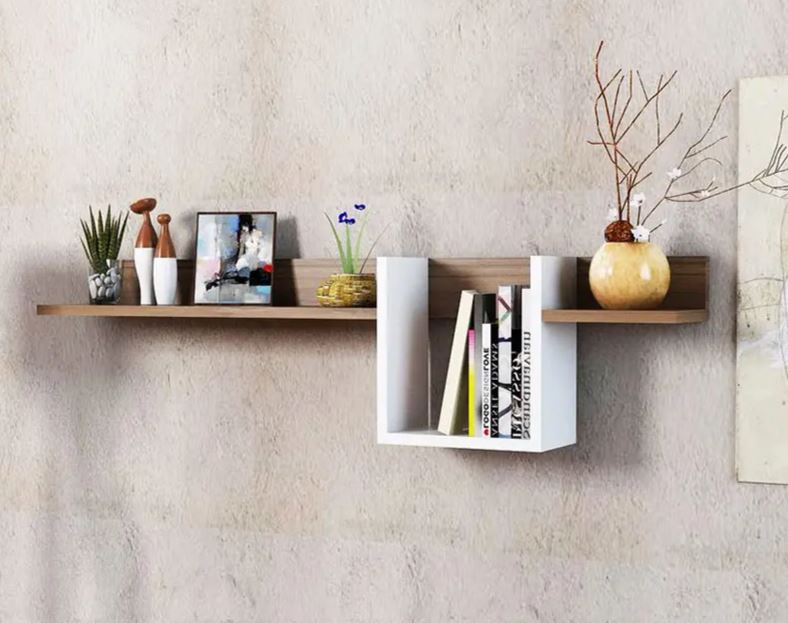 Kệ Gỗ Trang Trí Treo Tường Sáng Tạo Juno Sofa CTKT506 KT 120 x 30 x 16.7cm