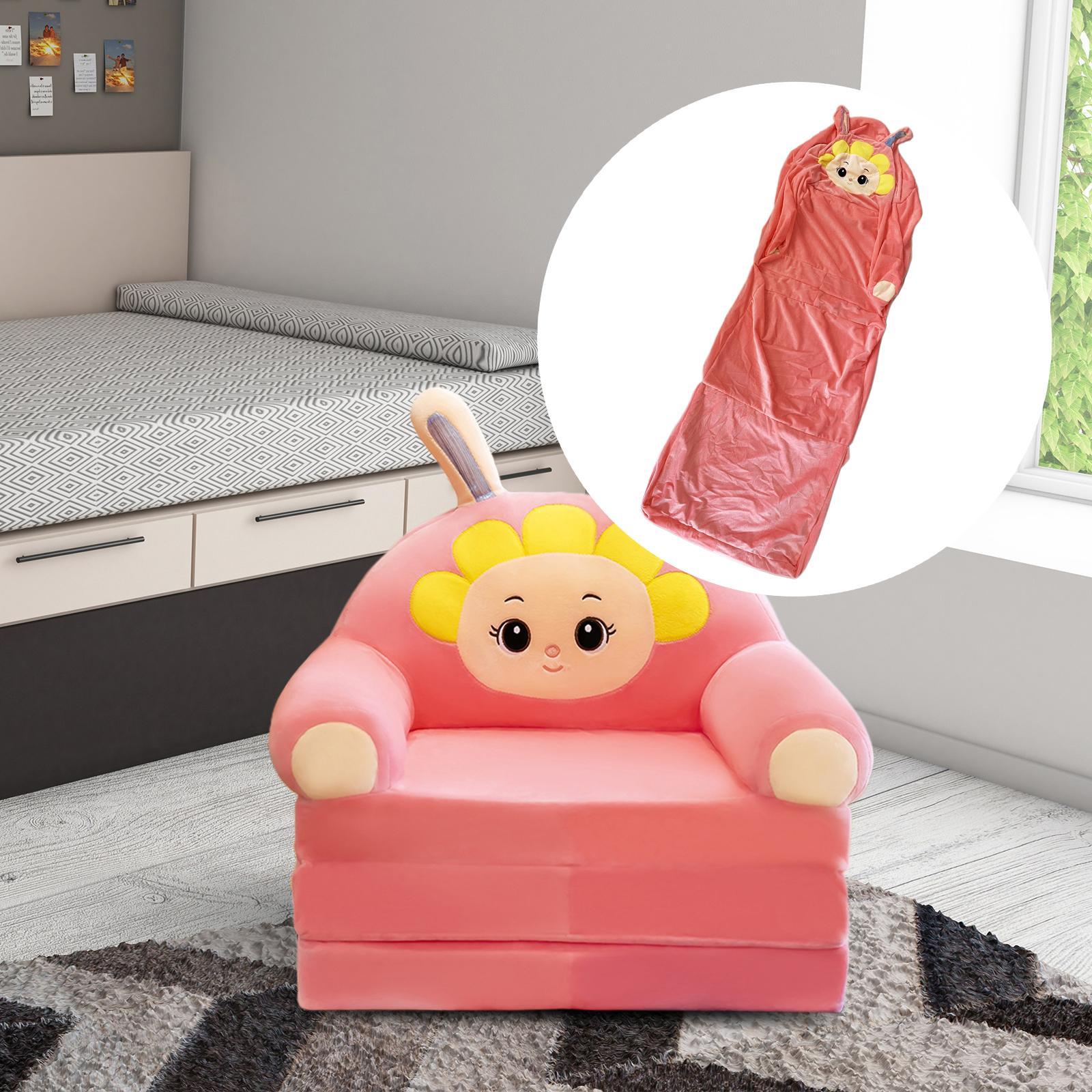 Kids Armchair Slipcover Foldable Washable for Home Bedroom