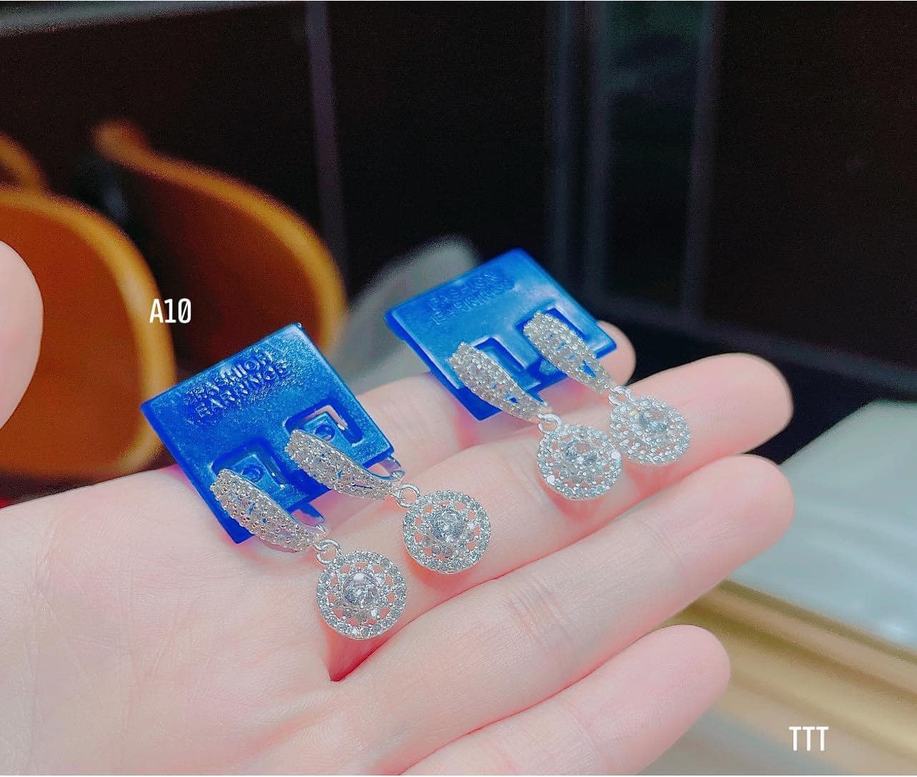 Bông tai bạc thời trang cá tính chất liệu bằng bạc s925 SA0050 - Bạc trang sức PKG