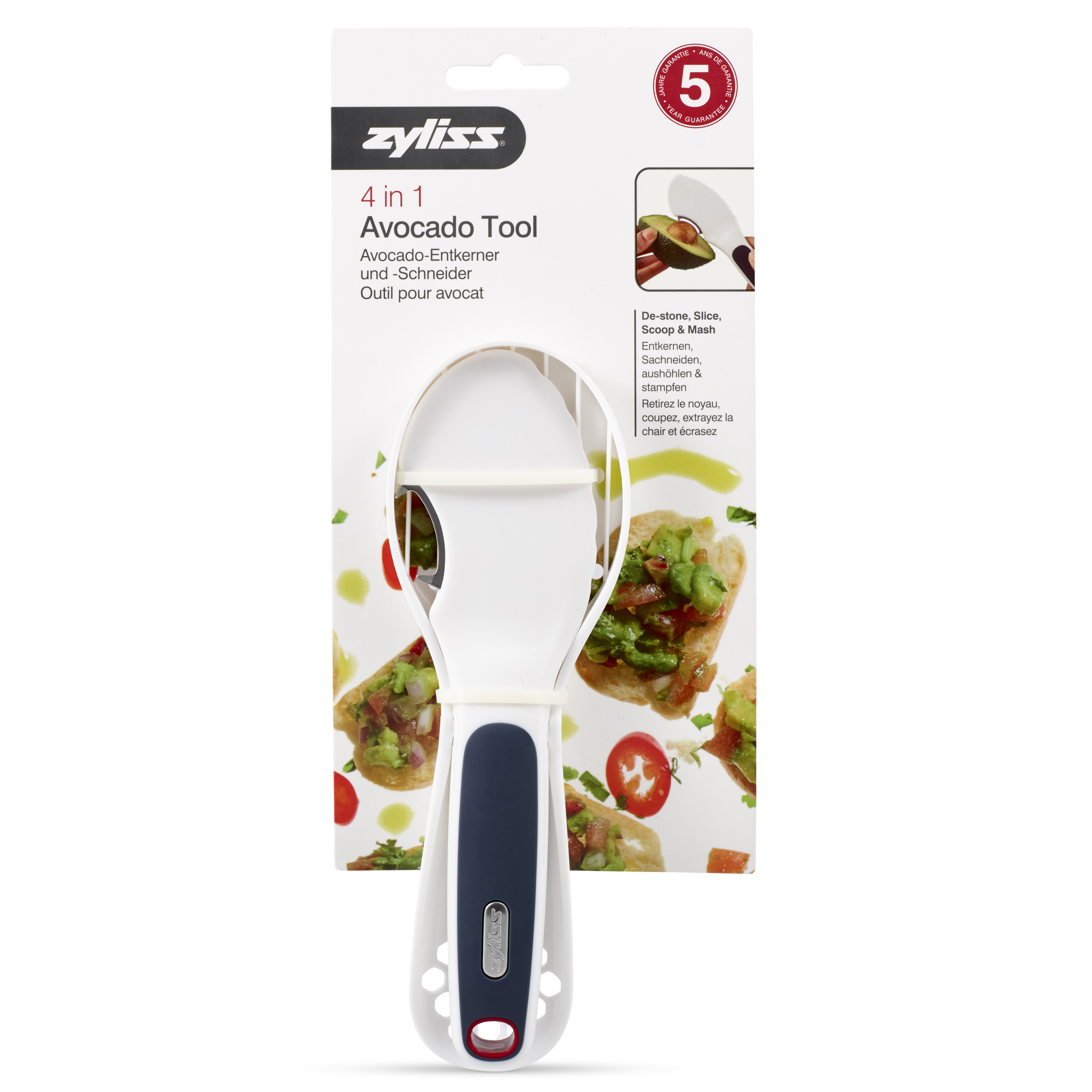 Dụng cụ làm bơ Zyliss 4 in 1 Avocado Tool - E910050