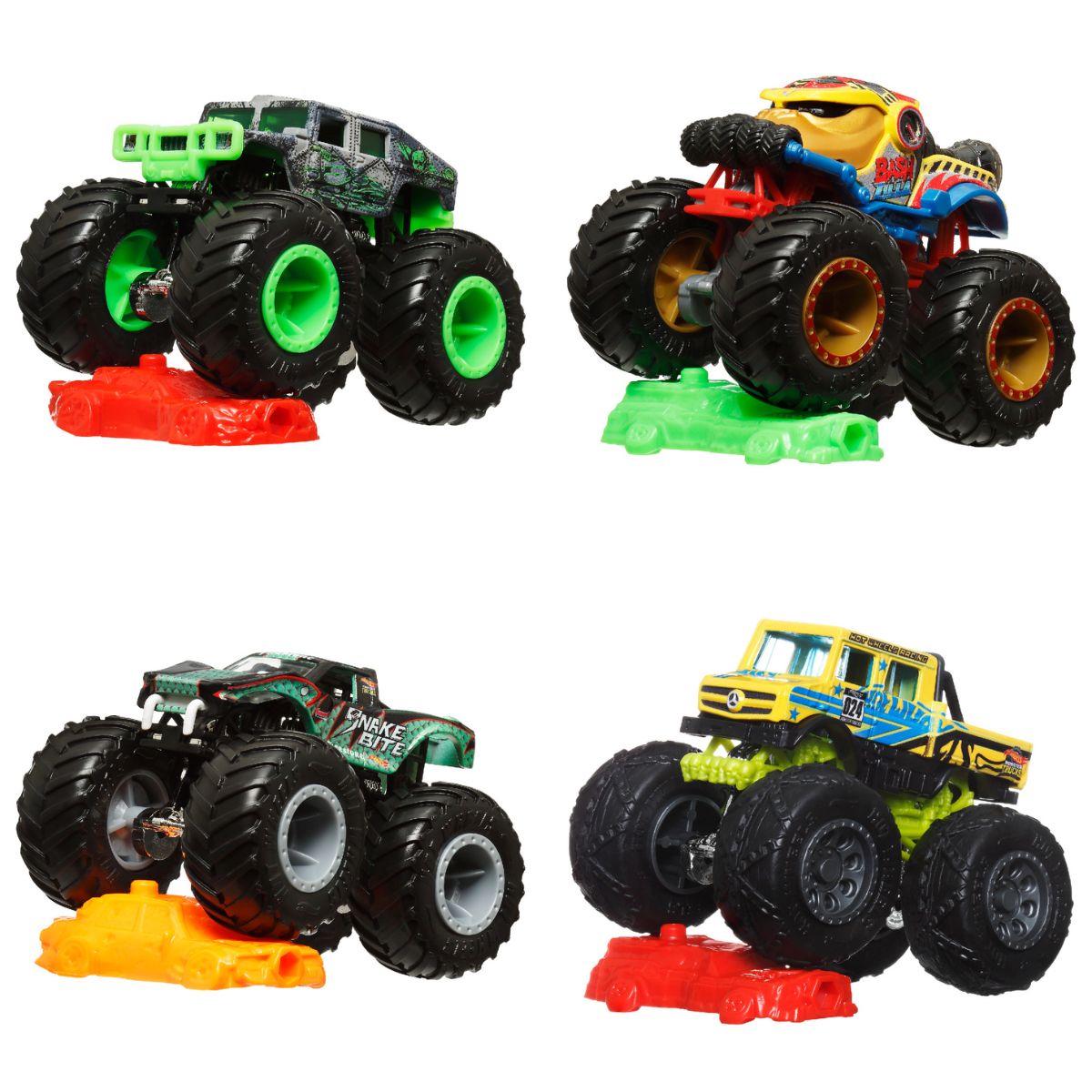 Đồ Chơi Siêu Xe Tải Quái Vật Monster Trucks Hot Wheels FYJ44 - Giao hàng ngẫu nhiên