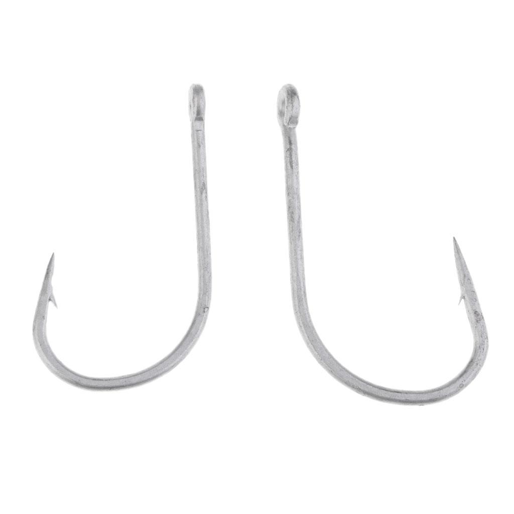 30pc Saltwater Fishing Hooks Crab Hooks Big Game Carbon Steel Sharp Hook