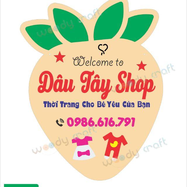 BẢNG GỖ TÊN SHOP