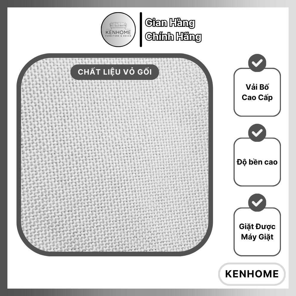 Gối Sofa Họa Tiết Chim Ri Cổ Điển - Gối Tựa Sofa Tông Xanh Trắng Trang Trí Nhà Cửa - Chất Liệu Vải Bố - Kích Thước 45x45cm