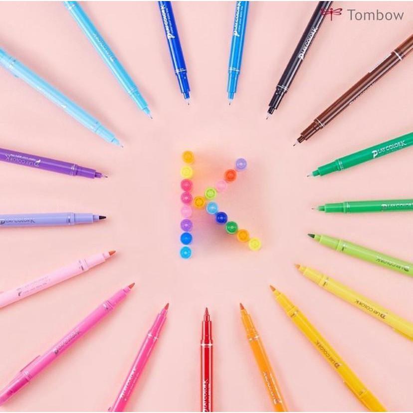 BỘ BÚT HIGHLIGHT 2 ĐẦU TOMBOW PLAY COLOR K 12/24/36 MÀU