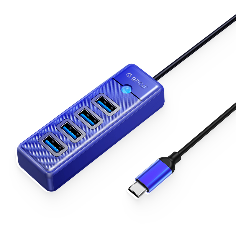 HUB Type C ra 4 Cổng USB 3.0 Orico PW4U-C3 - Hàng Chính Hãng