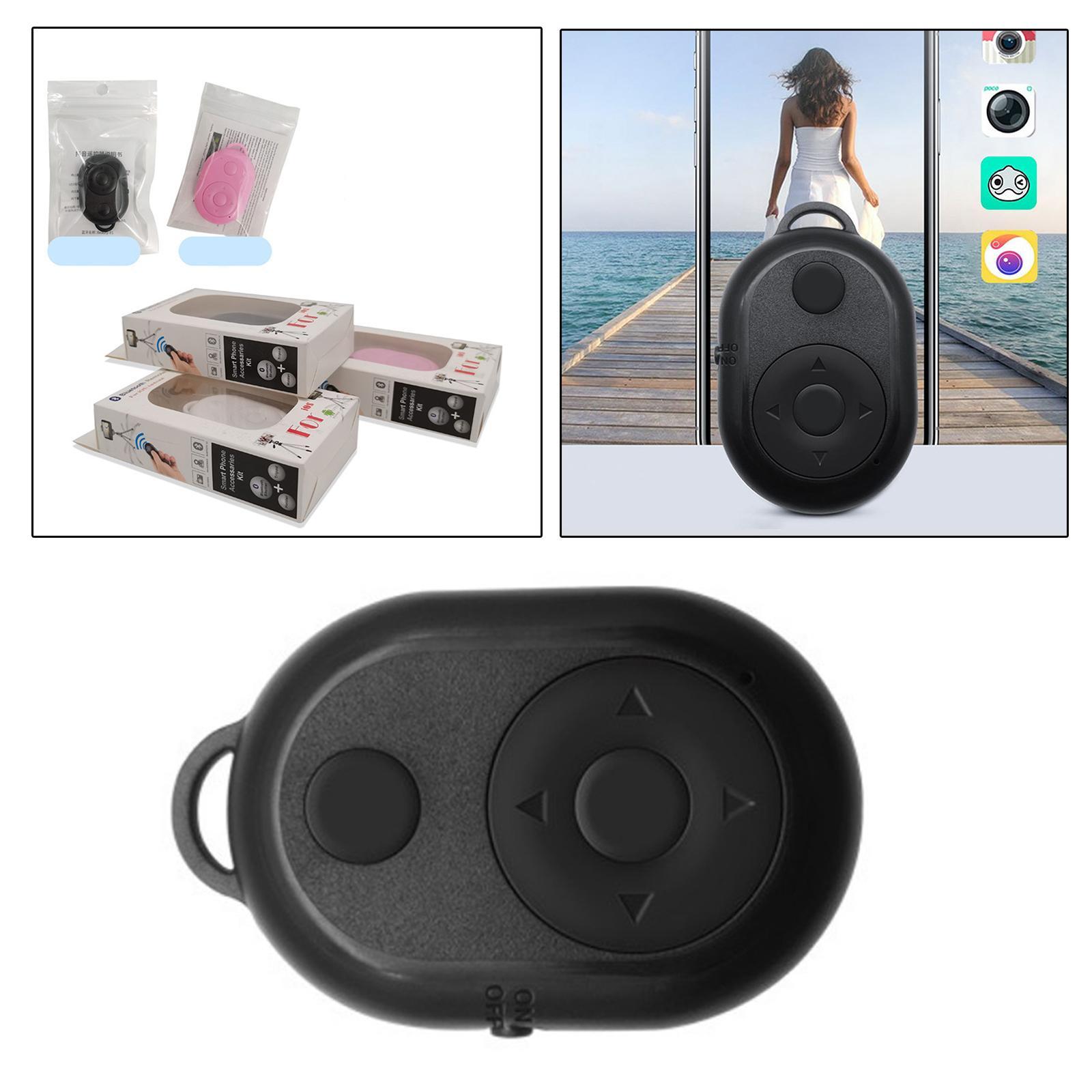 3x Portable Bluetooth Camera Shutter Remote Selfie Button Durable