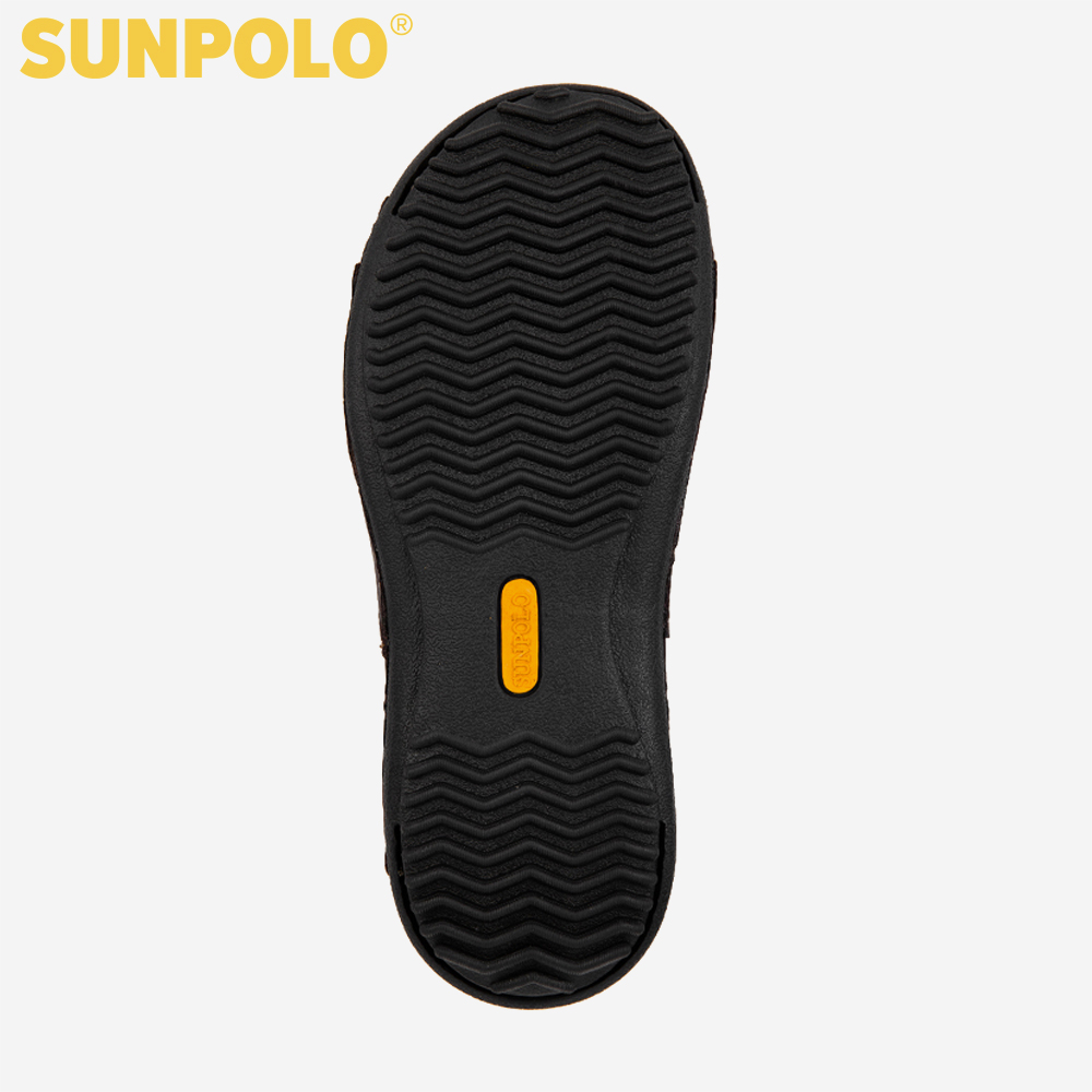 Dép Quai Ngang Da Bò SUNPOLO SQND31