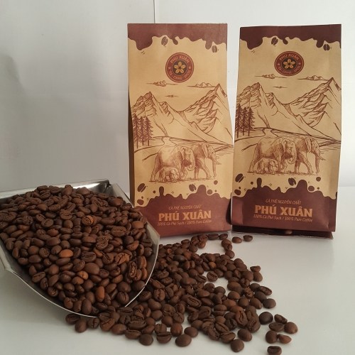 Cà Phê hạt Phú Xuân 500g