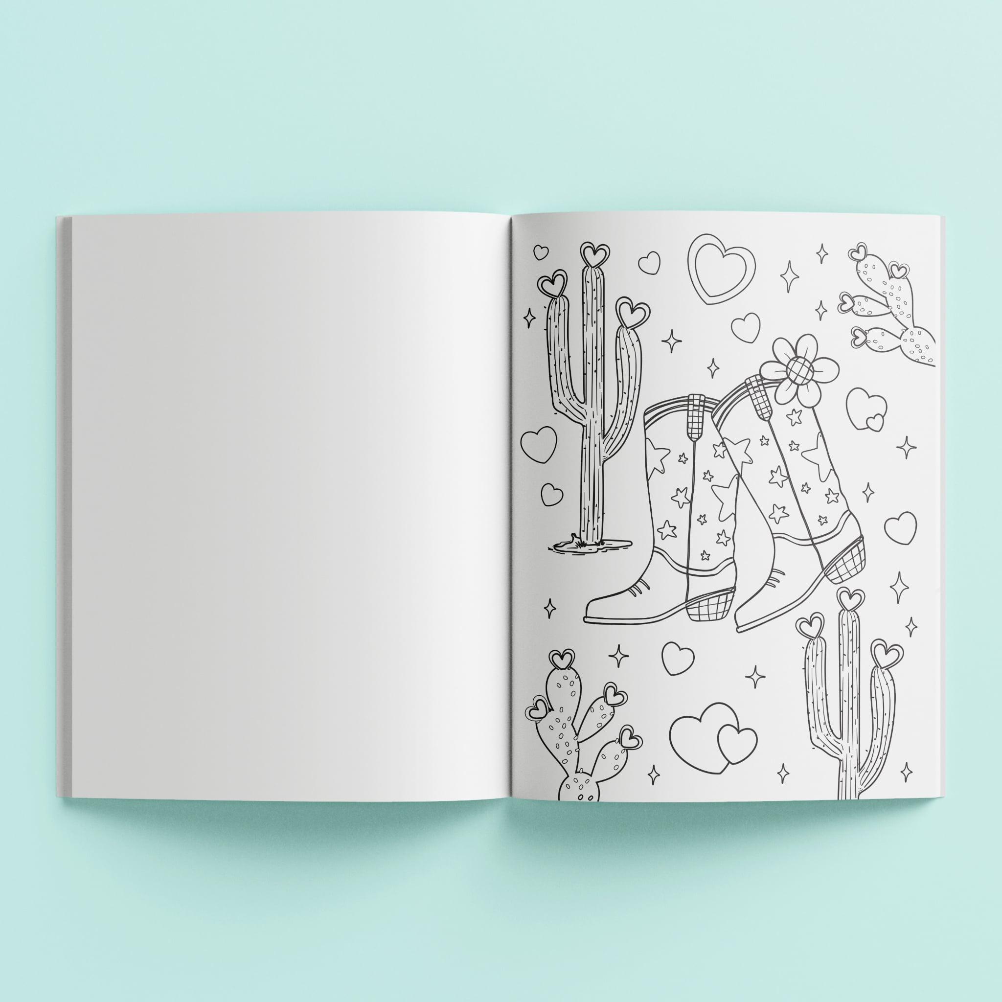 Sách Kaleidoscope Colouring Scented Stickers Totally Iconic