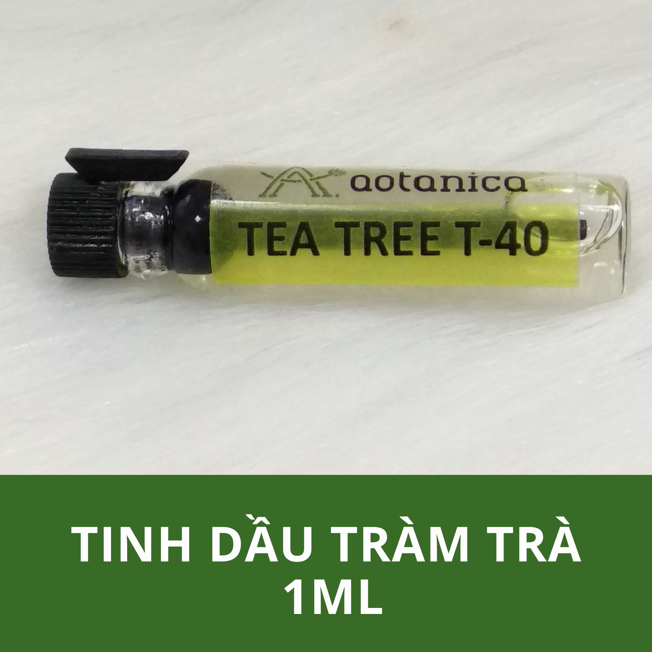 Combo 5 tinh dầu phân đoạn Aotanica, giải cảm, tràm gió, tràm trà, sả chanh, bưởi 1ml