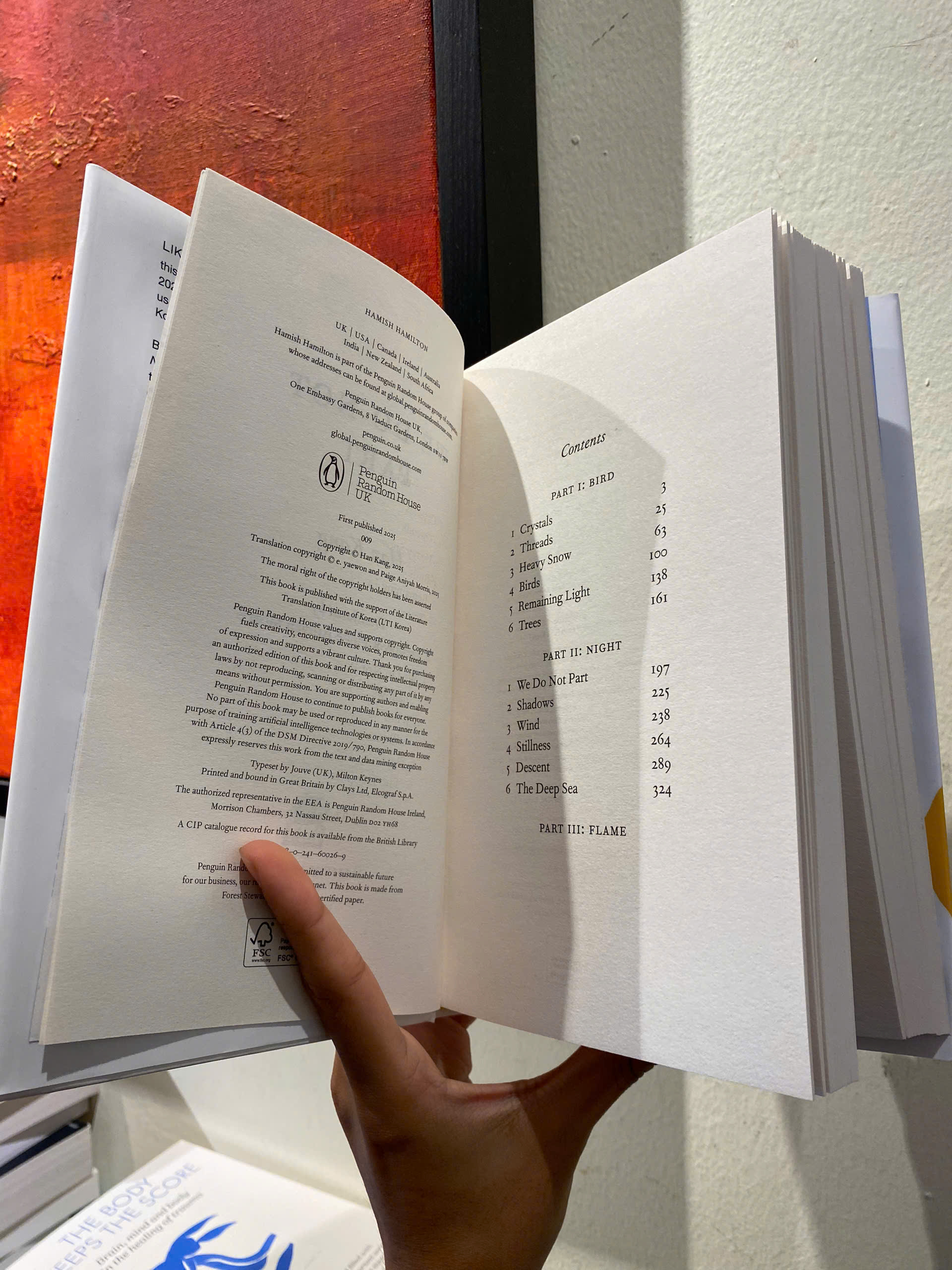 Sách - We Do Not Part by Han Kang: Nobel Prize Winner in Literature, Sách tiếng Anh/English novel