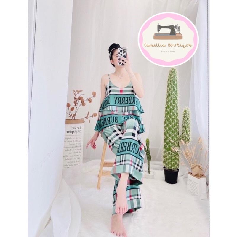 Sét Ngủ Lụa 2 Dây Quảng Châu