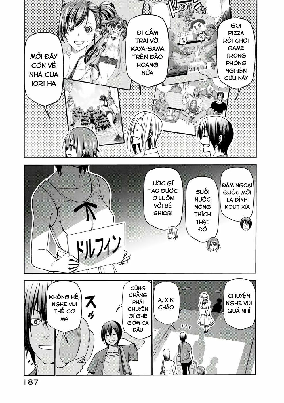 cô gái thích lặn - grand blue chapter 49.5 9