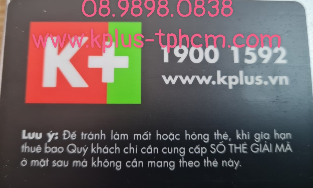 Thẻ K+ kèm thuê bao 12 Tháng Chính Hãng (Tặng thêm 1 Tháng Thuê Bao)