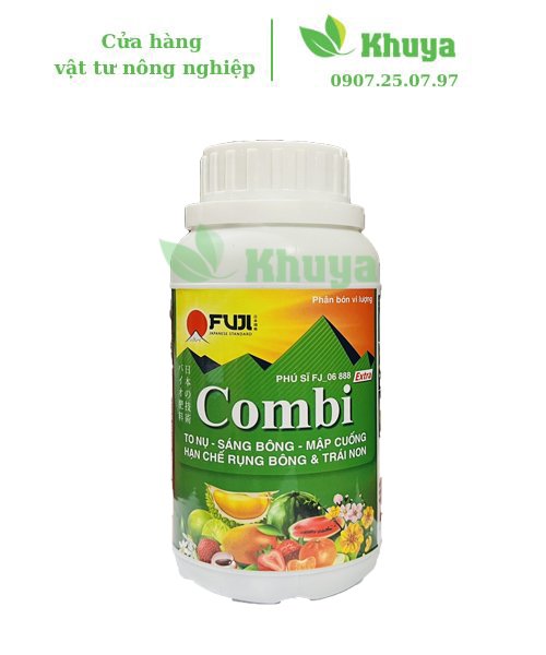 Phân bón vi lượng Fuji Combi Extra 250ml To nụ - Sáng bông - Mập cuống