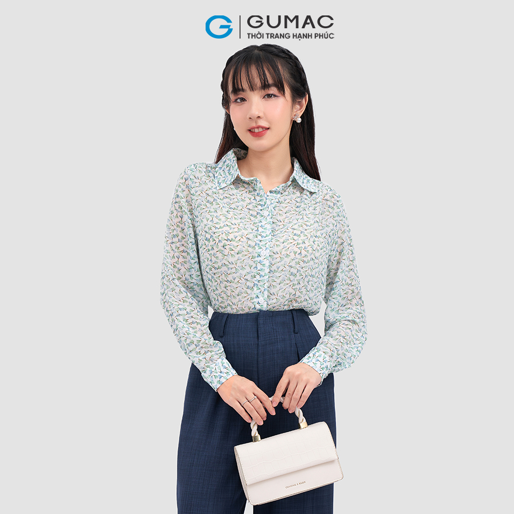 Quần ống suông lưng liền thời trang GUMAC QC11006