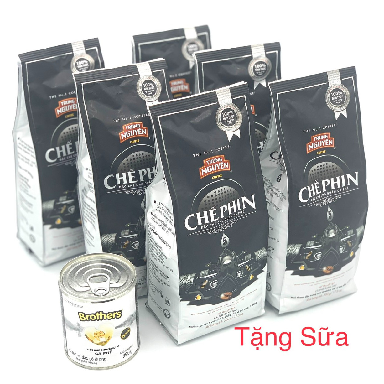 Cà phê rang xay Chế Phin 5 Trung Nguyên -06 Bịch 500gam