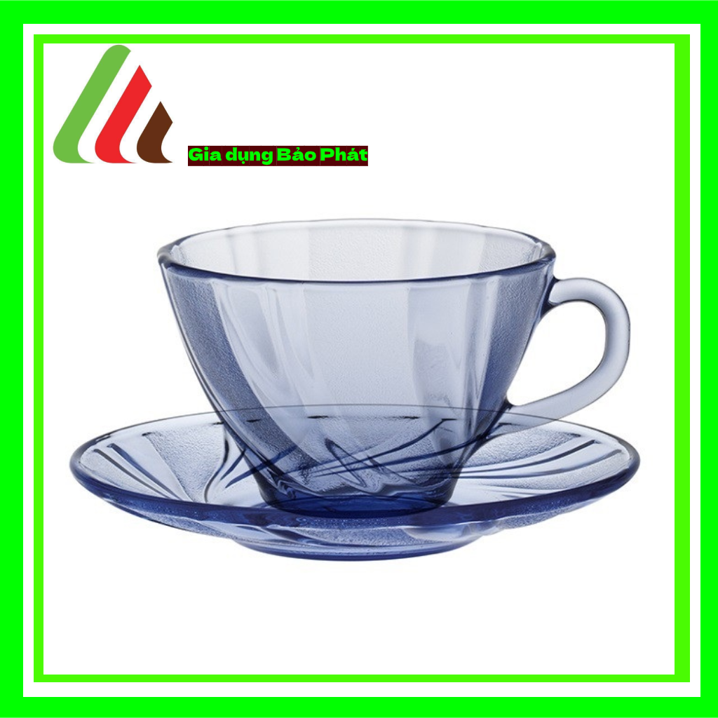 Bộ 6 ly tách Thủy tinh cường lực cao cấp Pháp Duralex Beau Rigave màu 180ml