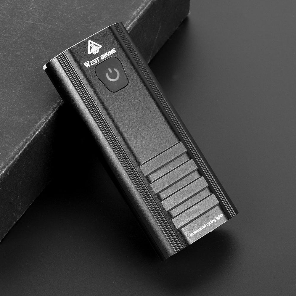 Đèn pha phía trước đi xe đạp WEST BIKING, sạc USB, chống thấm nước