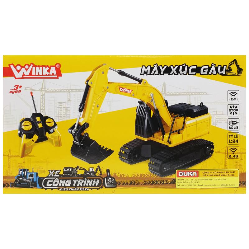 Đồ Chơi Mô Hình Xe Xúc Gàu Điểu Khiển Từ Xa - Winka DK81266