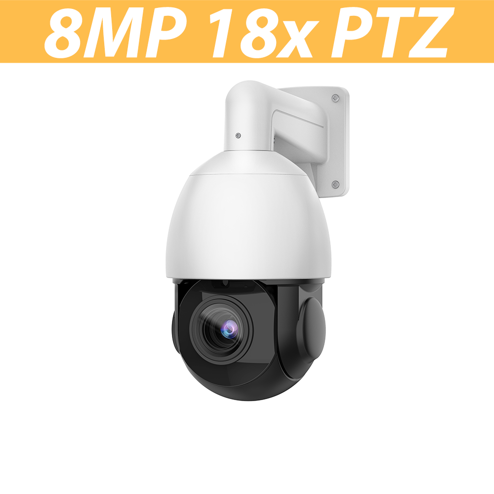 Vikylin 4,5 inch 4K 18x Zoom Speed Dome IP Camera 8MP POE Auto Track 2way Audio 5MP Giám sát video ngoài trời IP66