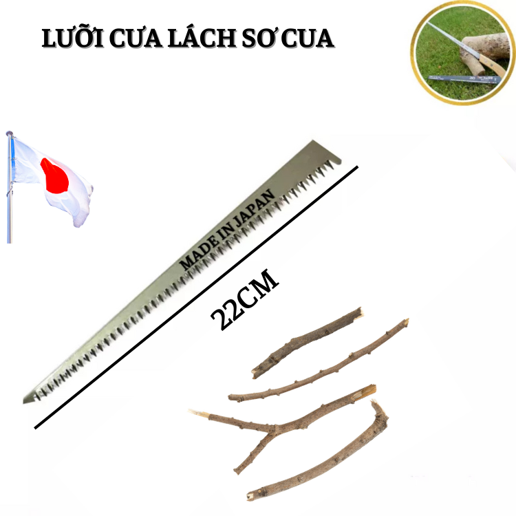 Cưa lách cưa cành cây khe hẹp cưa mini JAPAN bằng thép không gỉ