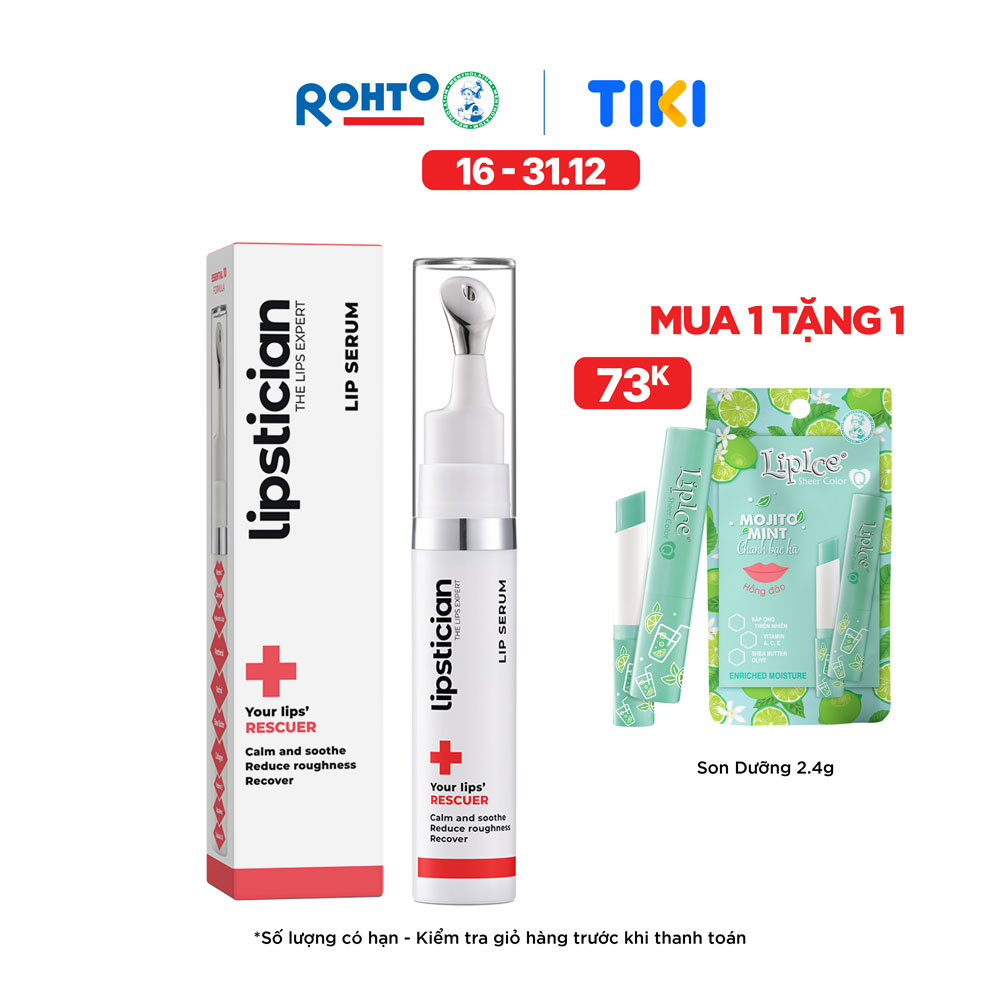 Serum Dưỡng Môi Phục Hồi Môi Khô Nứt Lipstician Lip Serum Rescuer