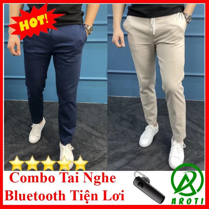 Quần Kaki Nam Cao Cấp 2020 QK040 tặng tai nghe Bluetooth tiện lợi