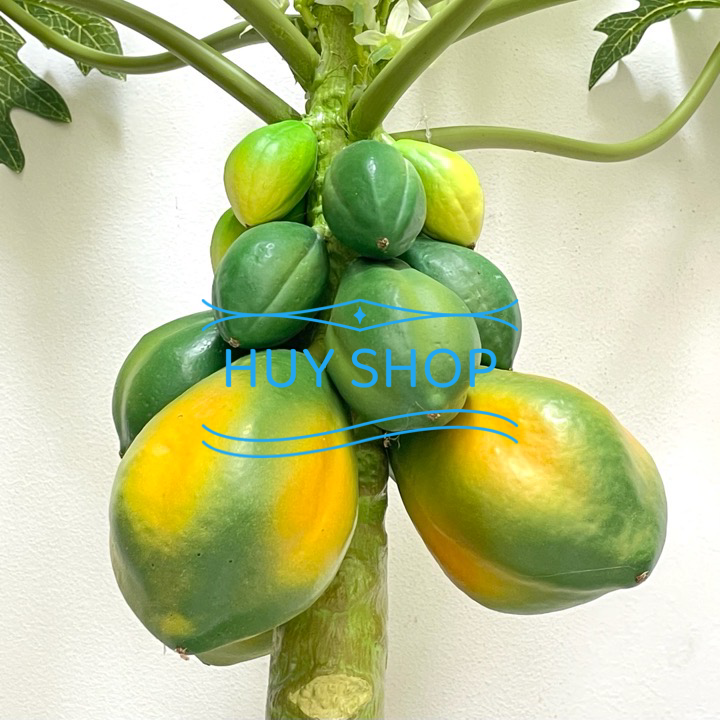 Chậu cây Trái ĐU ĐỦ  nhân tạo trang trí nhà cửa