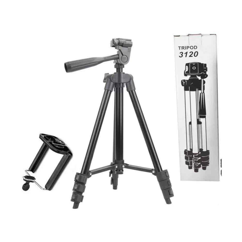 Chân giá đỡ điện thoại chụp ảnh Tripod 3110 kèm kẹp - Chân Điện Thoại  Tripod 3120 - Giá Đỡ 3 chân - mới 2020