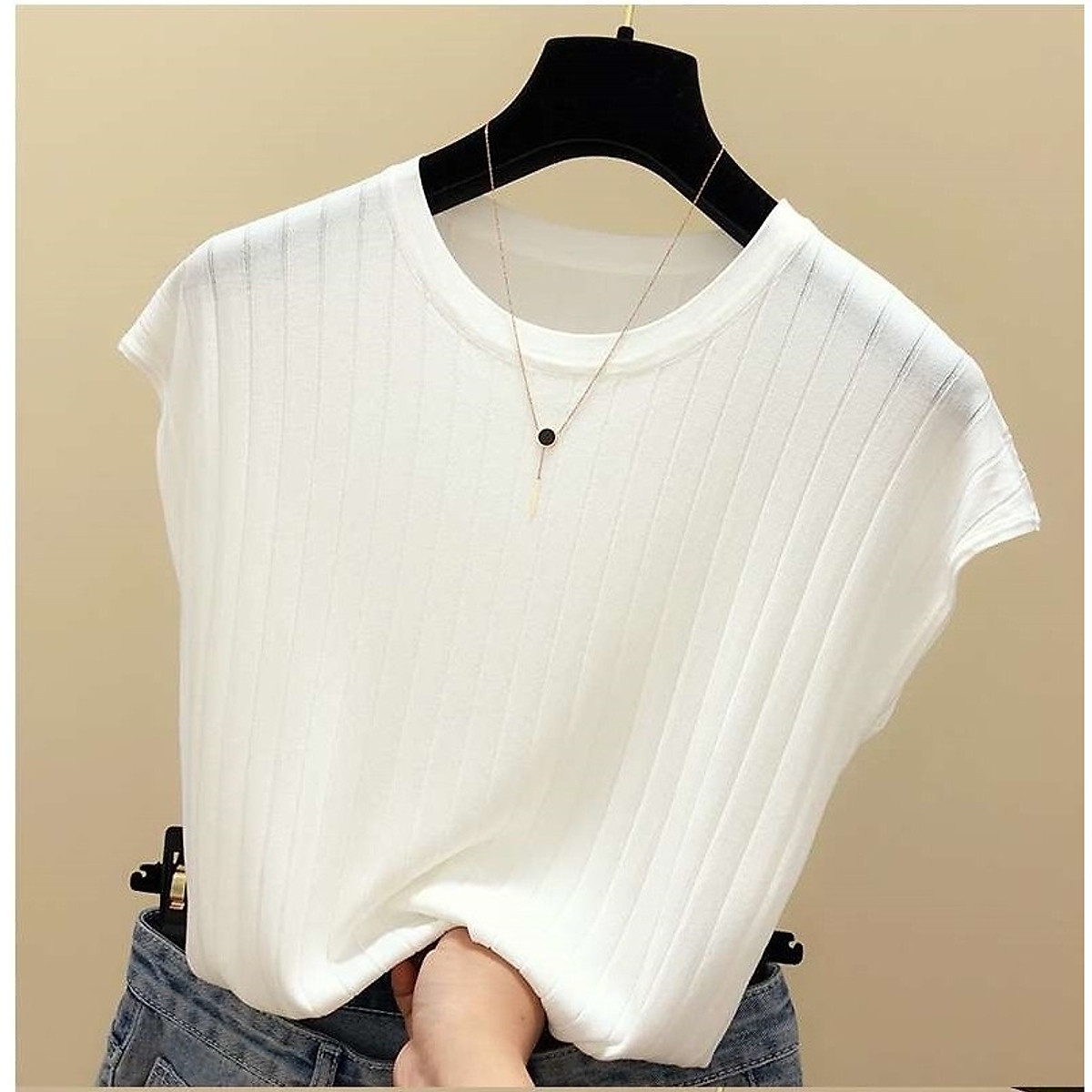Áo len nữ mỏng tay hến mặc hè Haint Boutique