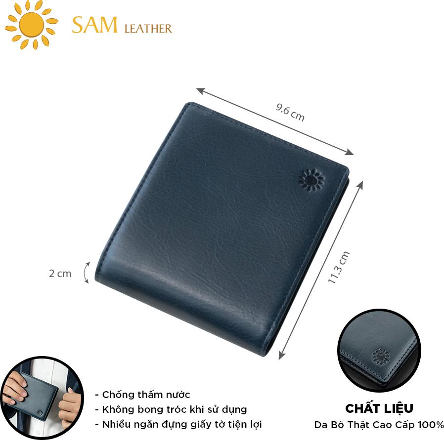 Ví Nam Da Bò SAM Leather SAM015