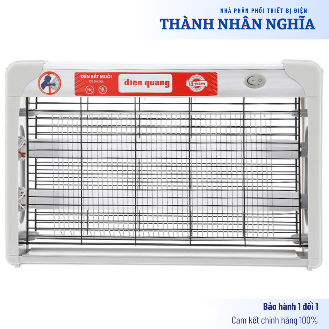 Đèn bắt muỗi Điện Quang ĐQ EML06L ( 380x65x250mm ) - Công suất 4.5w, Phạm vi sử dụng 30m2