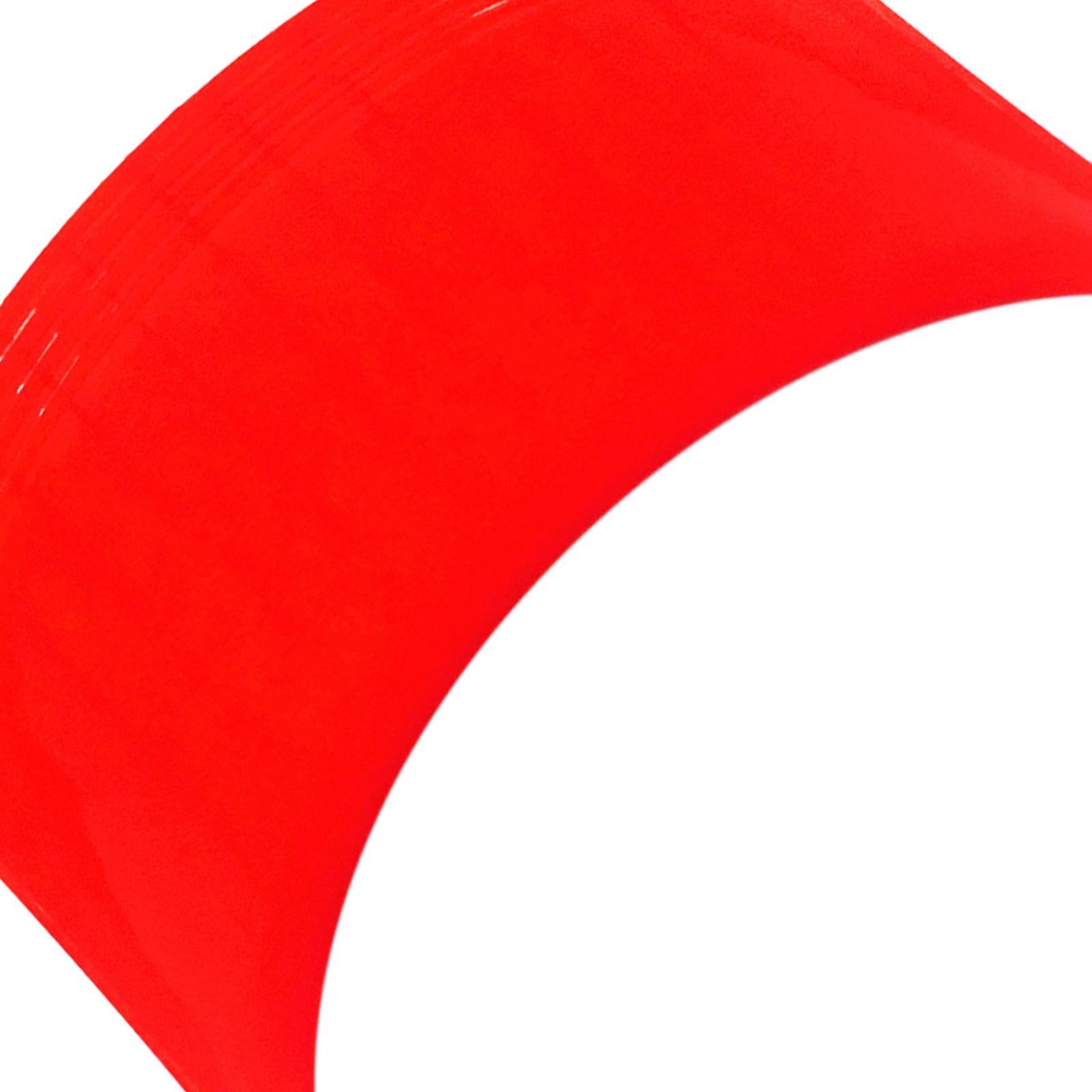 1 Pair Waterproof Car Audio 6.5'' Dia Speaker Spacers Extender Rings Red