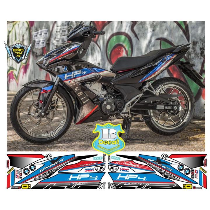 Tem rời dán xe winner X hp4 Crom cao cấp