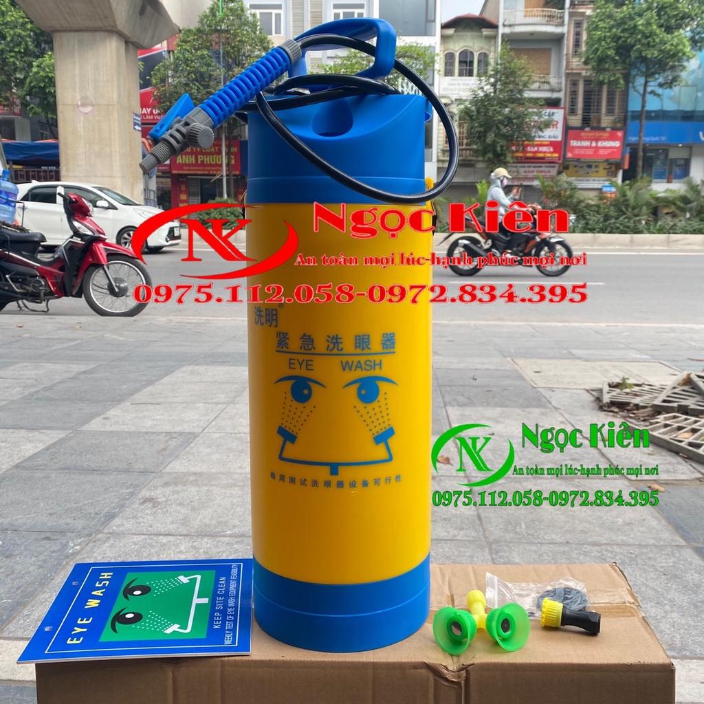 Bình rửa mắt khẩn cấp di động 5 lít, bồn rửa mắt khẩn cấp 5L