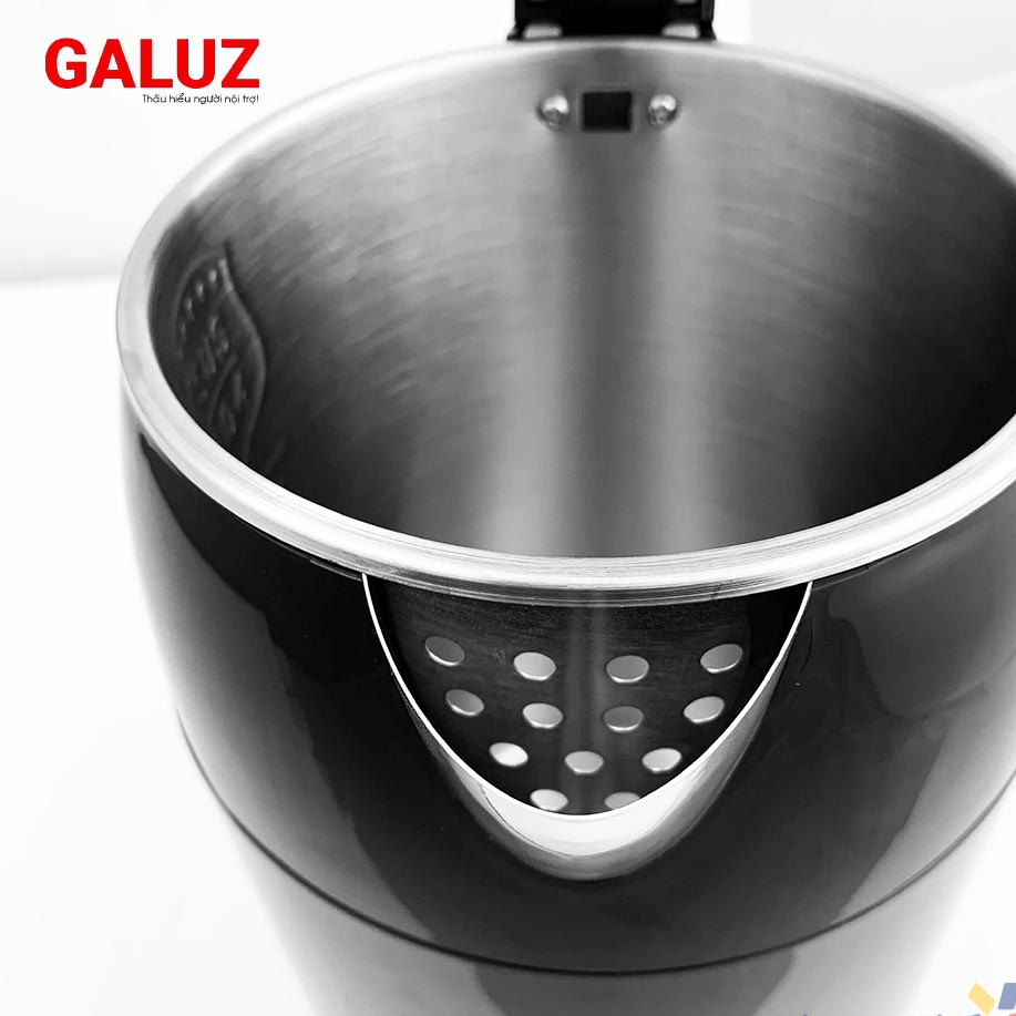 Ấm đun nước Galuz Gk02 dung tích 1.8L công suất 1500W - Hàng chính hãng