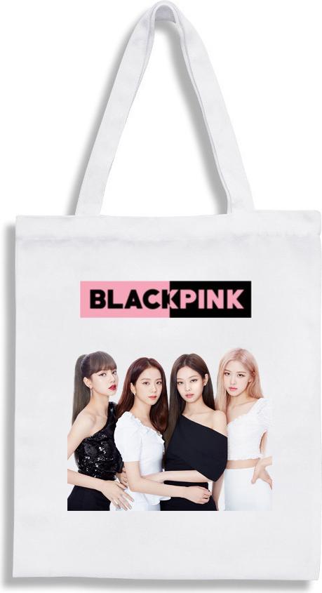 Túi vải đeo vai in hình nhóm BlackPink