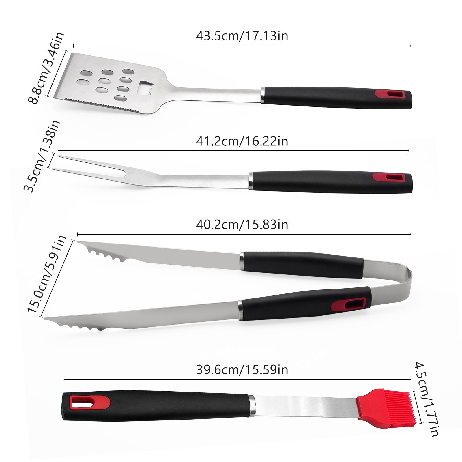 Bộ 4 dụng cụ nướng BBQ bằng thép không gỉ