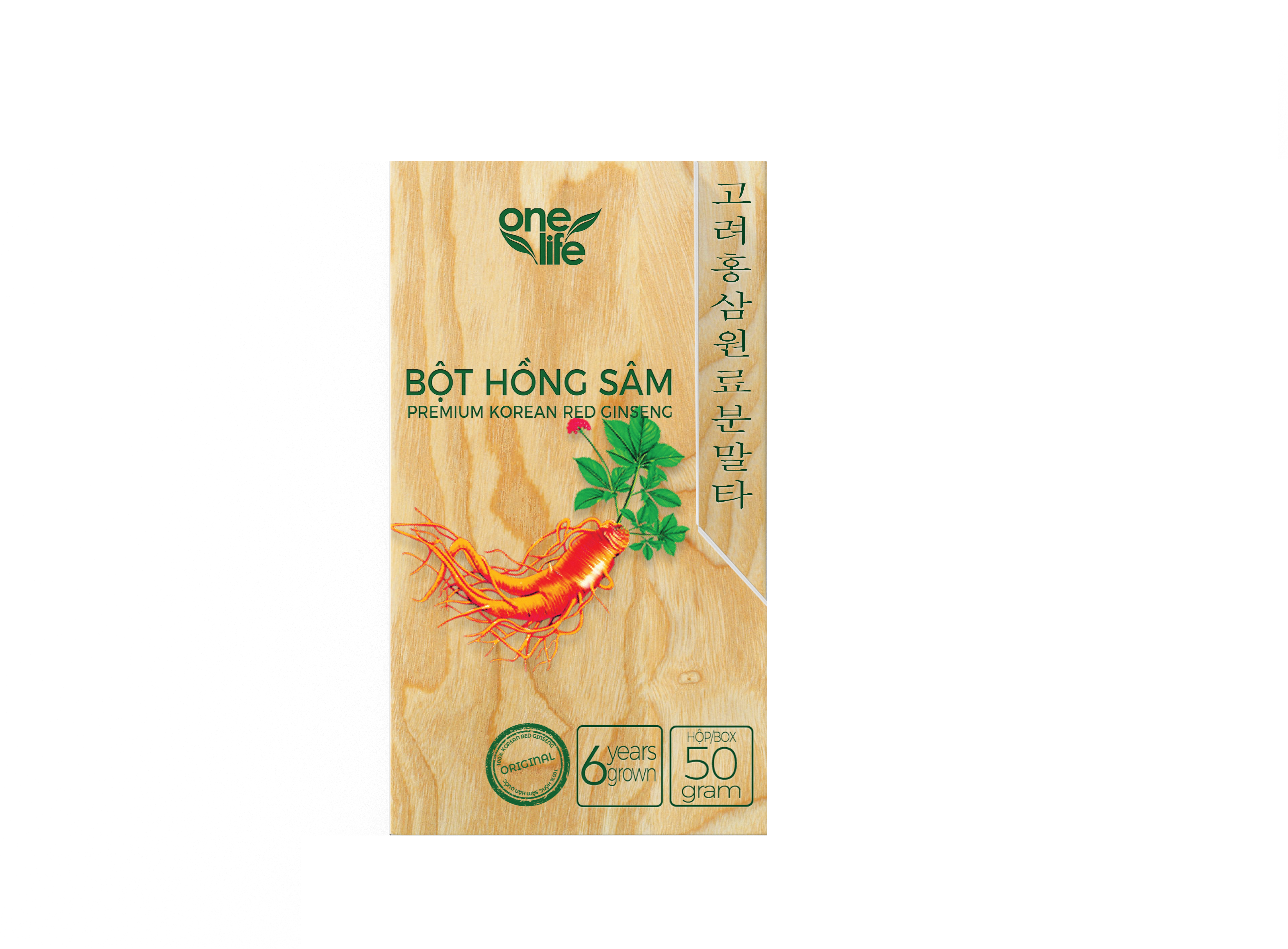 Bột Hồng Sâm Cao Cấp Hàn Quốc Onelife - Hộp 50gr