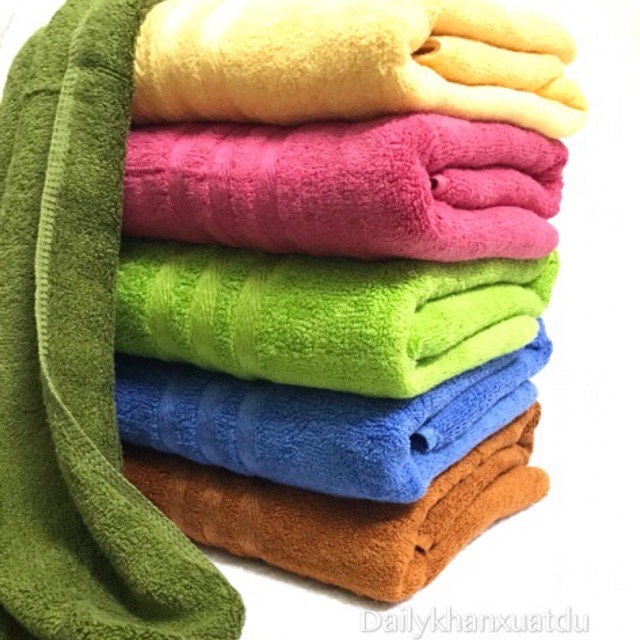 Set 10 khăn mặt sợi tre hoạt tính kháng khuẩn chống nấm mốc cao cấp