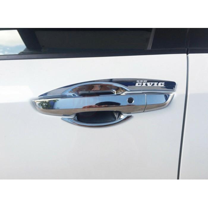 Bộ ốp tay nắm, ốp hõm cửa xe Honda Civic 2016-2019