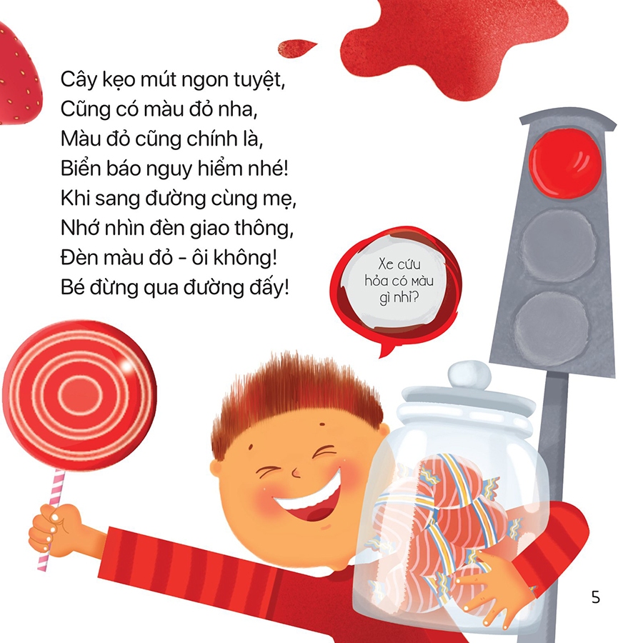 Sách - Thơ Hay Cho Bé - Học Về Màu Sắc