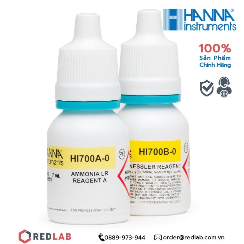 Thuốc thử dùng cho máy đo Checker Amoni thang thấp 25 lần đo Hanna HI700-25
