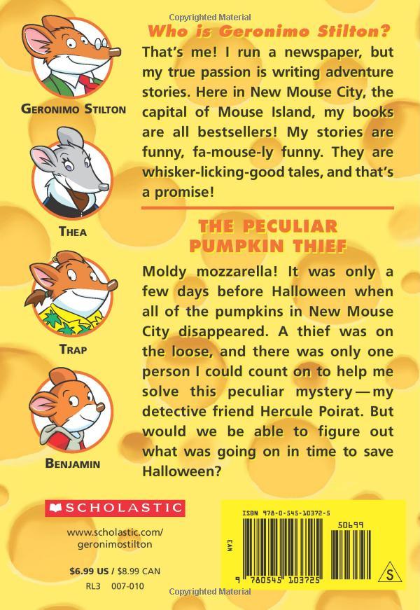 Geronimo Stilton #42: The Peculiar Pumpkin Thief (Jul) - Paperback