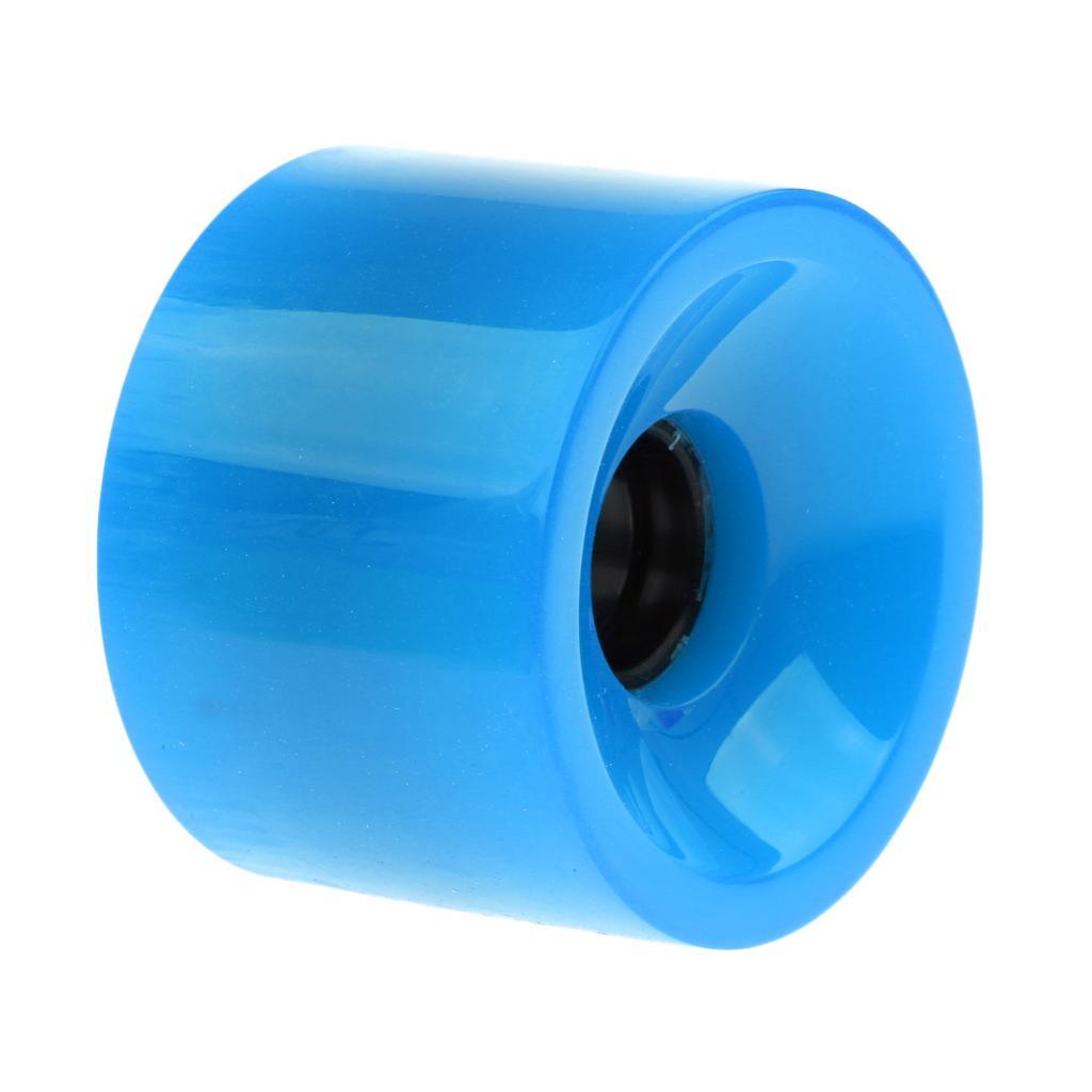 2pcs PU Skateboard Wheels Longboard Replacement Wheels Cruiser Accessories 70x51mm