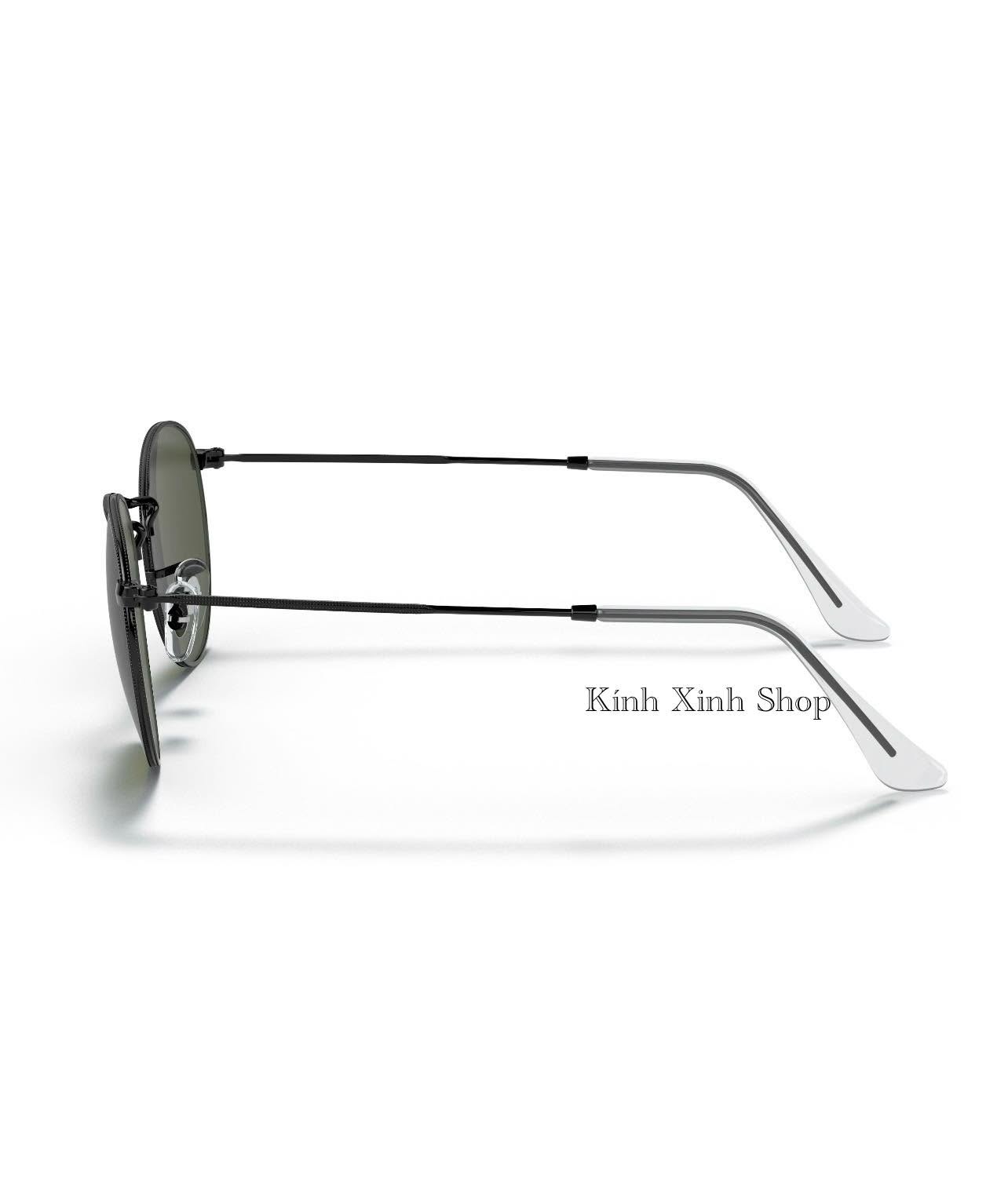 (Hàng cao cấp) Kính râm Mắt tròn unisex nam nữ Mắt thủy tinh